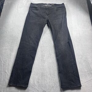 7 For All‎ Mankind Slimmy Jeans Men's 38x32* Black Denim Casual Comfort Stretch